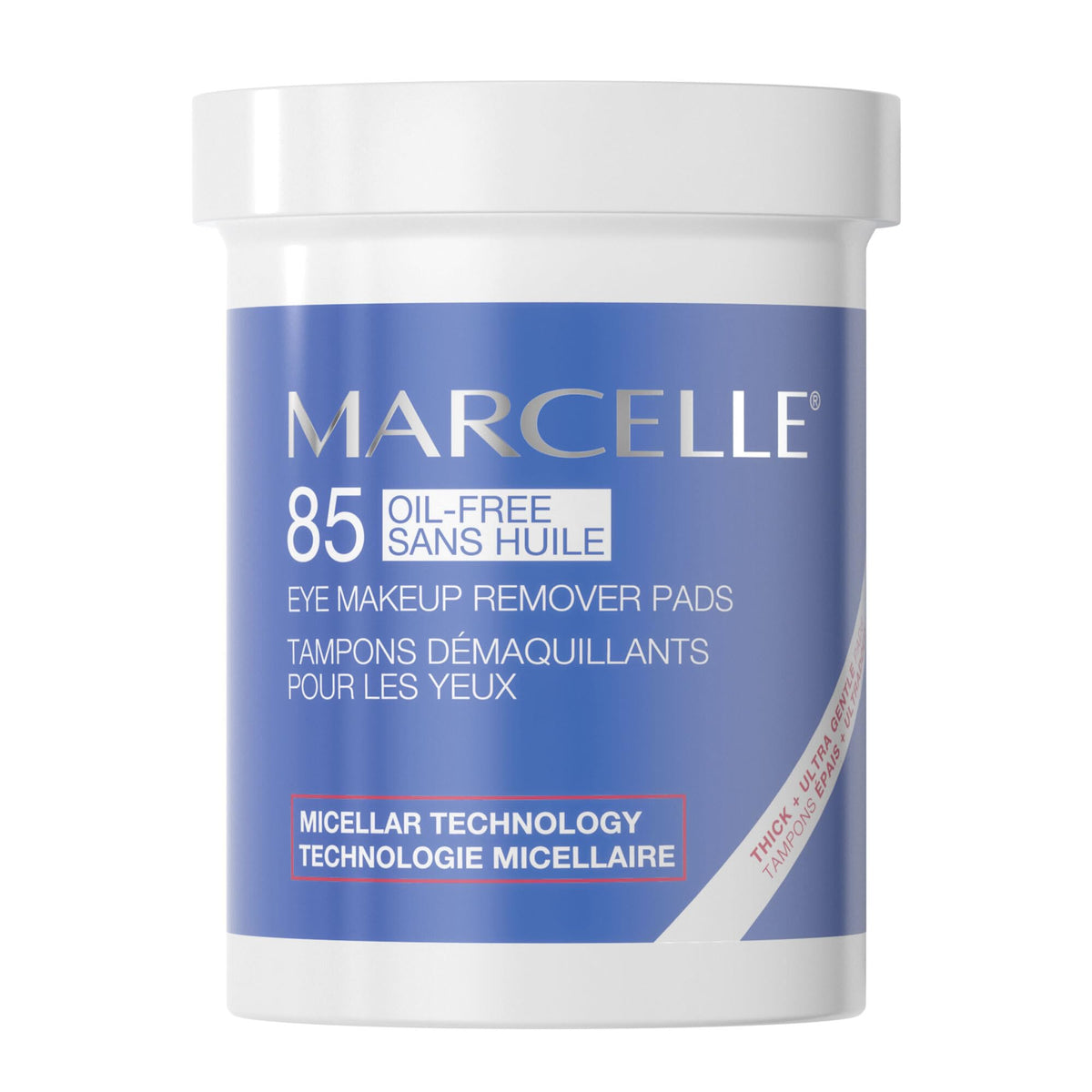 Marcelle Oil-Free Eye Make-Up Remover Pads, Sensitive Eyes, 85 Pads