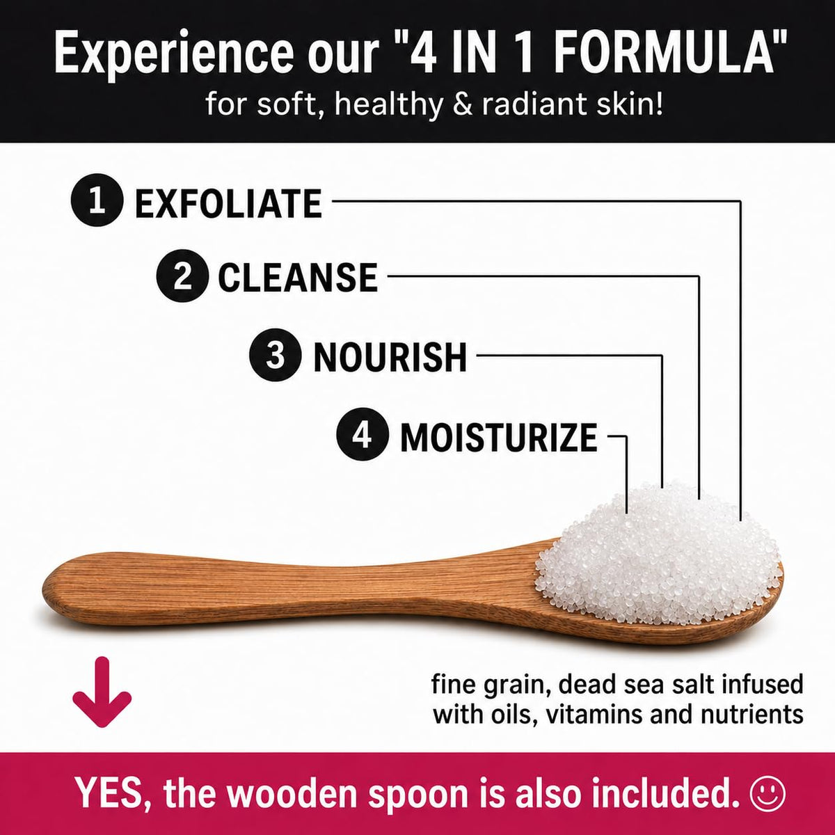 pureSCRUBS Premium Coconut Body Scrub Set, Exfoliating Dead Sea Salt Scrub