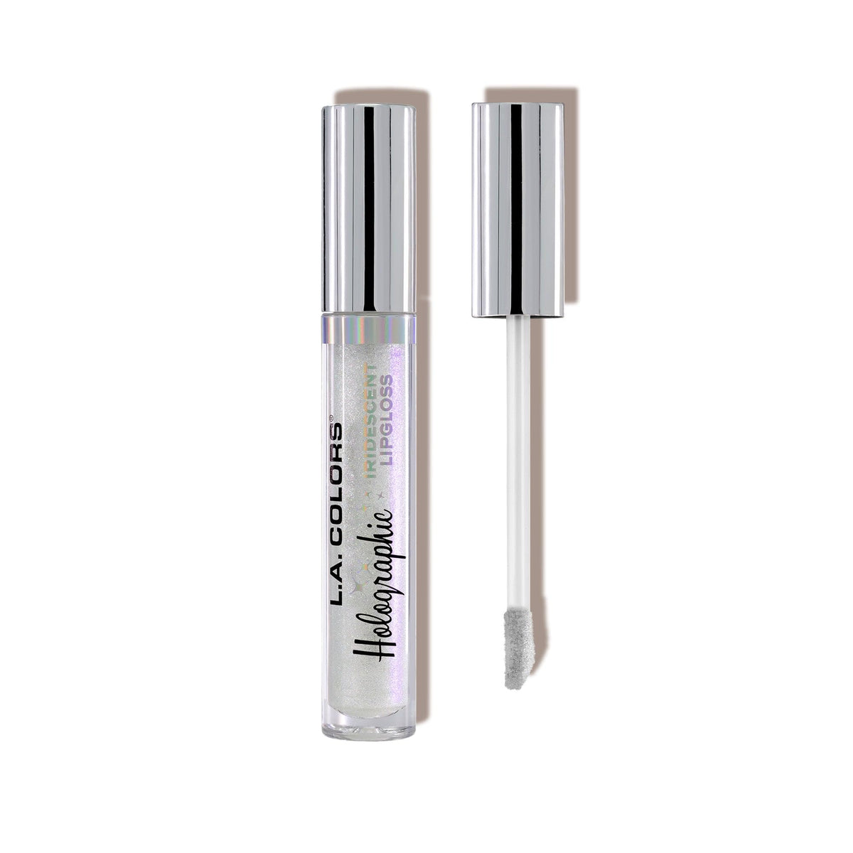 L.A. COLORS Holographic Iridescent Lipgloss, Diamond Lite CLG423