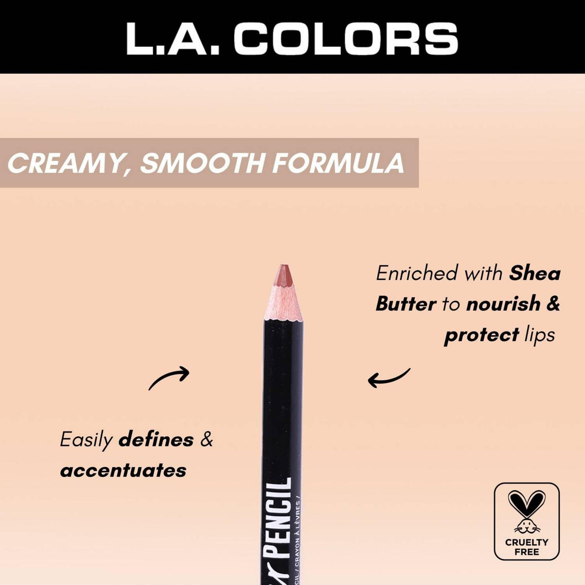 L.A. COLORS Lipliner Pencil, Chocolate CP528A