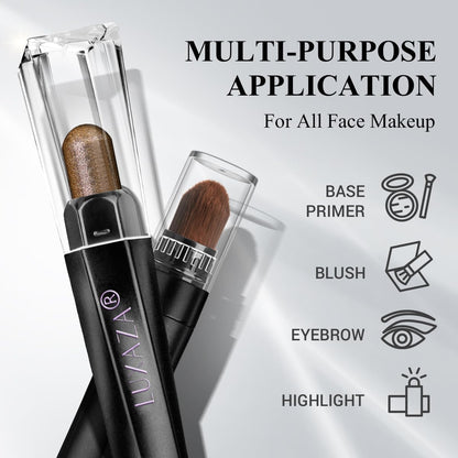LUXAZA PRO Neutral Eyeshadow Stick Makeup 6PCS Set, Brown Nude Metallic Shimmer Matte Cream Eye Shadow Palette Eyeliner Brightener Pencil Crayon, Party Makeup - BROWN CANYON