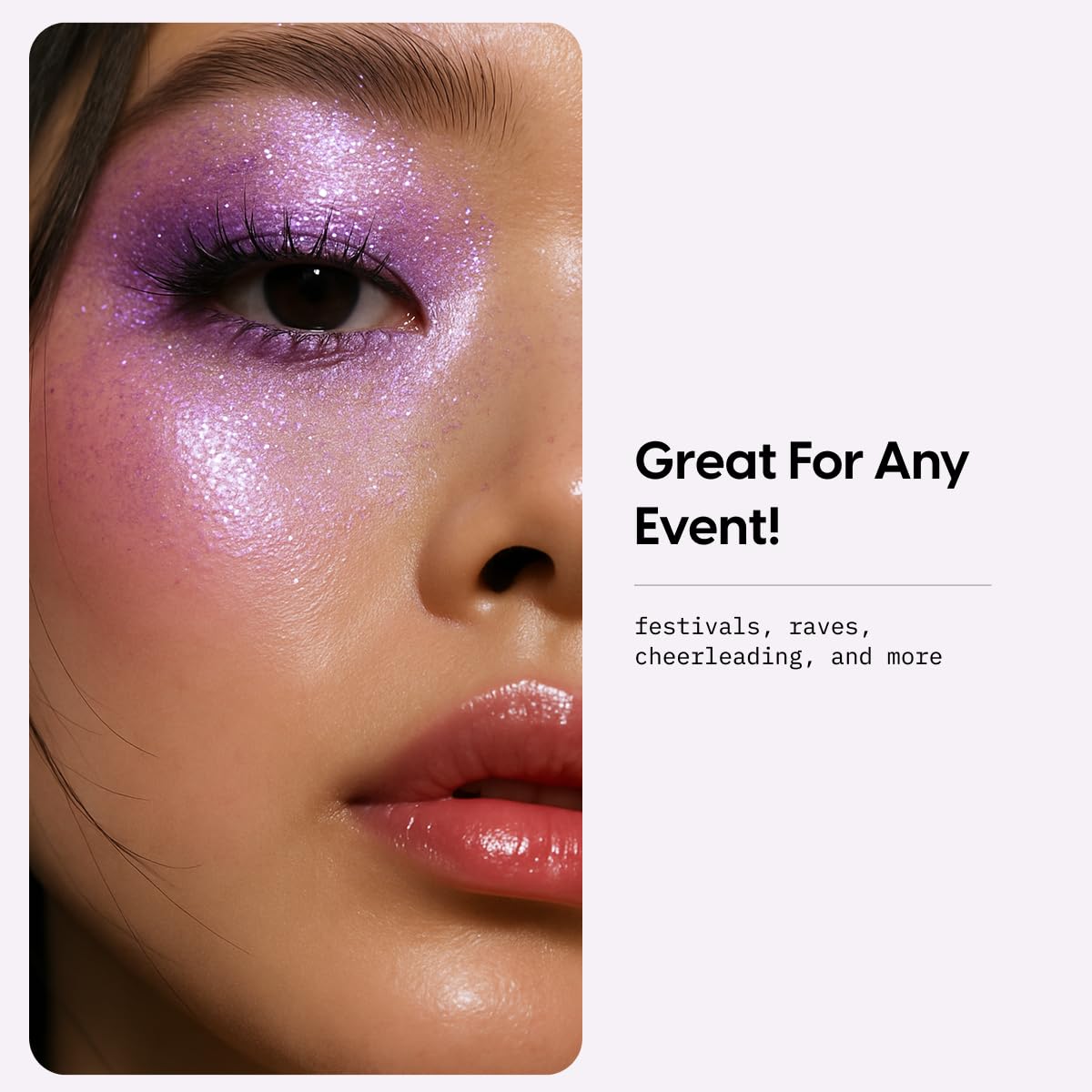 KARA BEAUTY ELECTRIC DISCO Glitter Eyeshadow Palette – 30 Color Pressed Glitter Makeup Palette for Face, Body & Eyes No Glue Needed Chunky & Fine Glitter for Rave, Festival Makeup Mermaid Vibes & More
