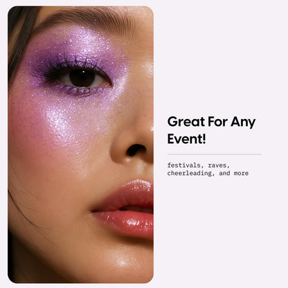 KARA BEAUTY ELECTRIC DISCO Glitter Eyeshadow Palette – 30 Color Pressed Glitter Makeup Palette for Face, Body & Eyes No Glue Needed Chunky & Fine Glitter for Rave, Festival Makeup Mermaid Vibes & More