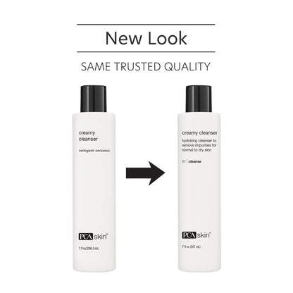 PCA SKIN Creamy Face Cleanser for Dry and Sensitive Skin, 7 oz
