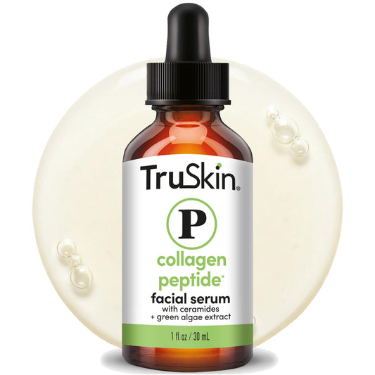 TruSkin Peptide Serum for Face with Tripeptide-29 & Ceramides, 1 fl oz