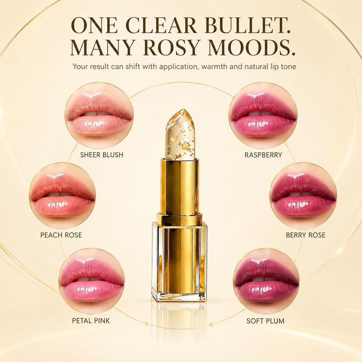 Velquoris 𝓚𝓲𝓿𝓸𝓻𝓪 Lipstick- Color Changing Lipstick,PH Lipsticks Color Changing,Long Lasting Moisturizing Tinted Lip Balm,Lipsticks for Everyday Makeup,Birthday Gifts-2pcs