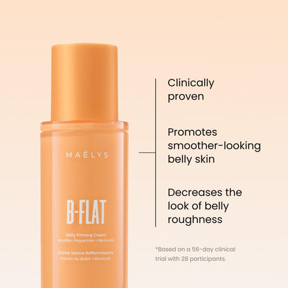MAËLYS B-FLAT Belly Firming Cream for Women, 3.4 Fl Oz