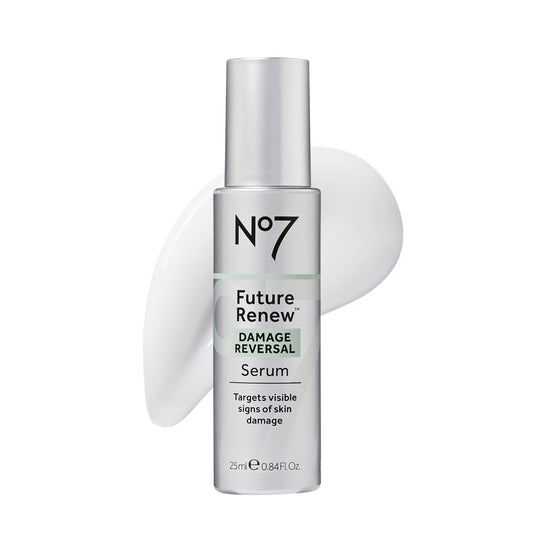 No7 Future Renew Damage Reversal Anti Aging Face Serum, 0.84 Fl Oz