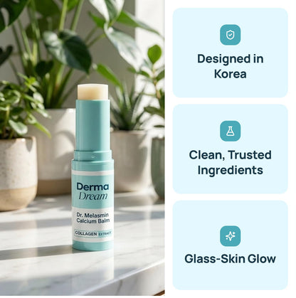 Derma Dream Under Eye Balm - Dr Melasmin Calcium Stick, 1 ct