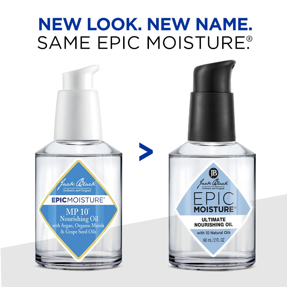 Jack Black Epic Moisture Ultimate Multipurpose Nourishing Body Oil, 2 Fl Oz