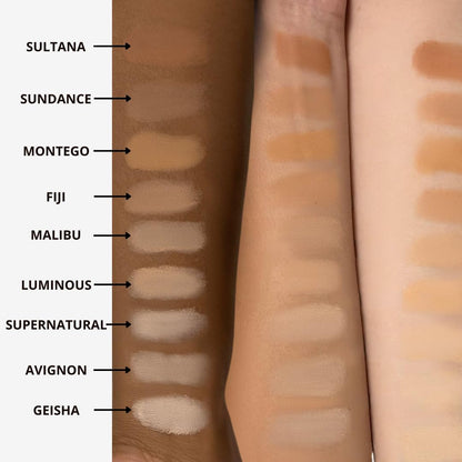 Honeybee Gardens Pressed Mineral Powder Foundation Refill – Luminous Light Warm Neutral, Adjustable Light Coverage Matte Pressed Powder Foundation, Made Without Talc Face Makeup, Luminous