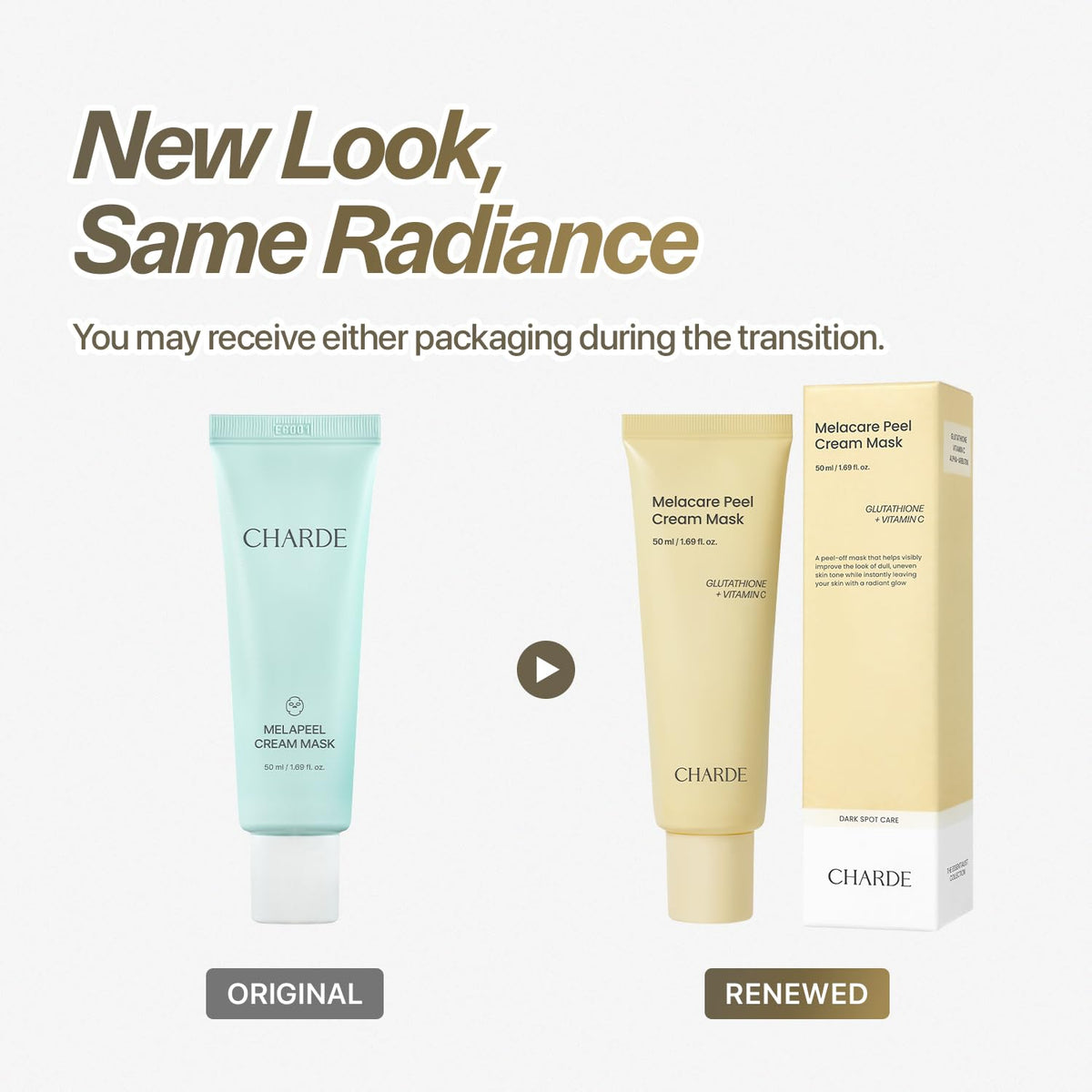 CHARDE Peel Off Cream Mask for Dark Spots, Korean Tranexamic Acid Face Mask