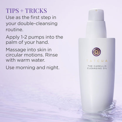 TATCHA The Camellia Cleansing Oil, 2-in-1 Makeup Remover & Face Wash