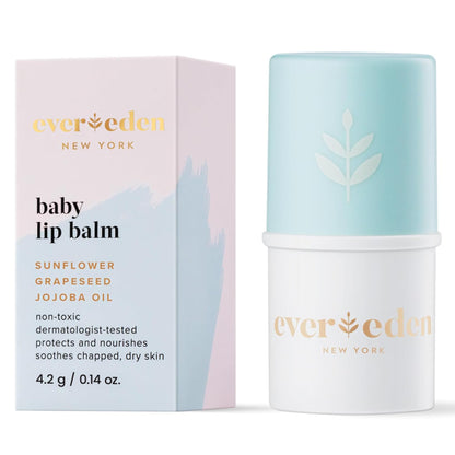 Evereden Kids & Baby Lip Balm, Moisturizes Dry & Chapped Lips, Unscented
