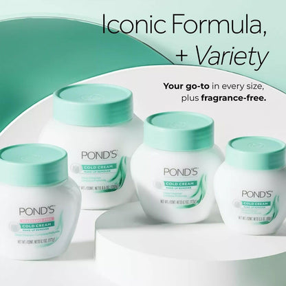 Pond's Cold Cream Make-Up Remover 2-Pack, 3.5 Oz Ea