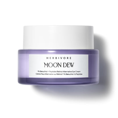 HERBIVORE Moon Dew Eye Cream | 1% Bakuchiol + Peptides, Anti Aging, 0.5 oz