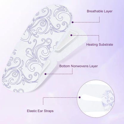 XPCARE 24 Pack Steam Eye Mask Disposable for Dry Eyes Cornea Care-Lavender