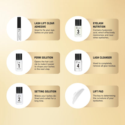 Lash Lift Kit & Brow Lamination Kit Professional Eyelash Perm Kit Semi-Permanent Lash Curling Perming With Detail Instruction Easy For Beginner Achieve Salon-Quality Lash Lift At Home