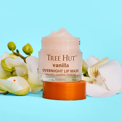 Tree Hut Vanilla Overnight Lip Mask, 0.6 Oz