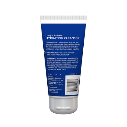 Differin Daily Oil Free Hydrating Face Wash for Acne Prone Skin, 6oz