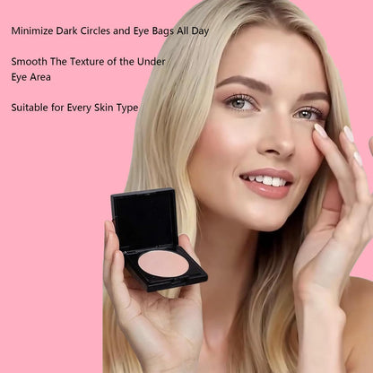 Cekomady Luminance Under Eye Brightener, Under Eye Brightener, Dark Circle Concealer, Moisturizing Waterproof Foundation (PINK-2PCS)