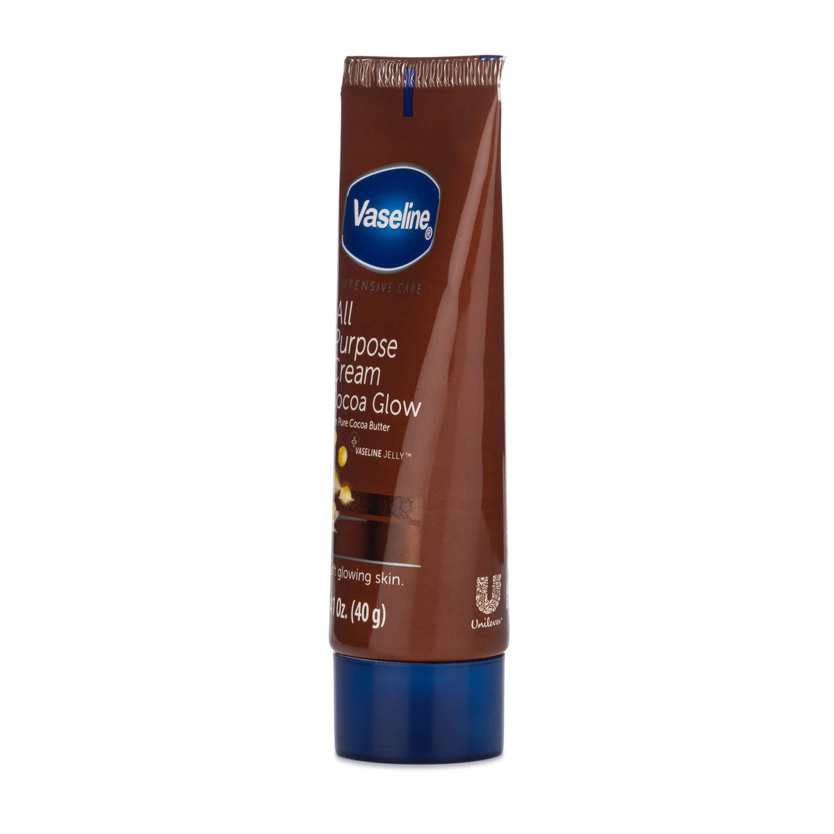Vaseline All Purpose Cream Cocoa Glow, with Pure Cocoa Butter, 6-Pack, 1.41 FL Oz Each, 6 Tubes