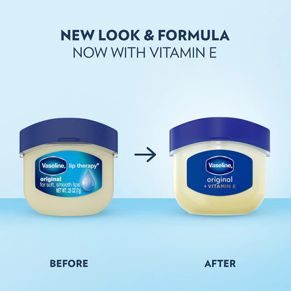 Vaseline Lip Therapy Original Lip Balm with Vitamin E, 6-Pack, 0.25 Oz Ea