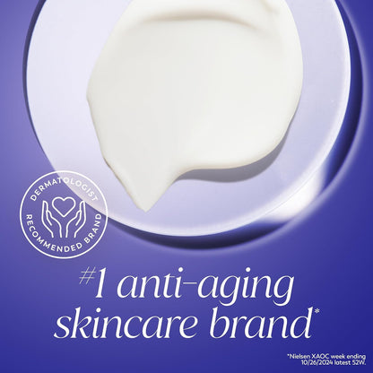 Olay Retinol 24 Face Moisturizer, Anti-Aging Night Cream for Women, Trial Size, Fragrance-Free, Non Greasy - Anti-Wrinkle, Smooth Fine Lines, Tightening Skin Care - Peptides, Glycerin, 0.5 Oz