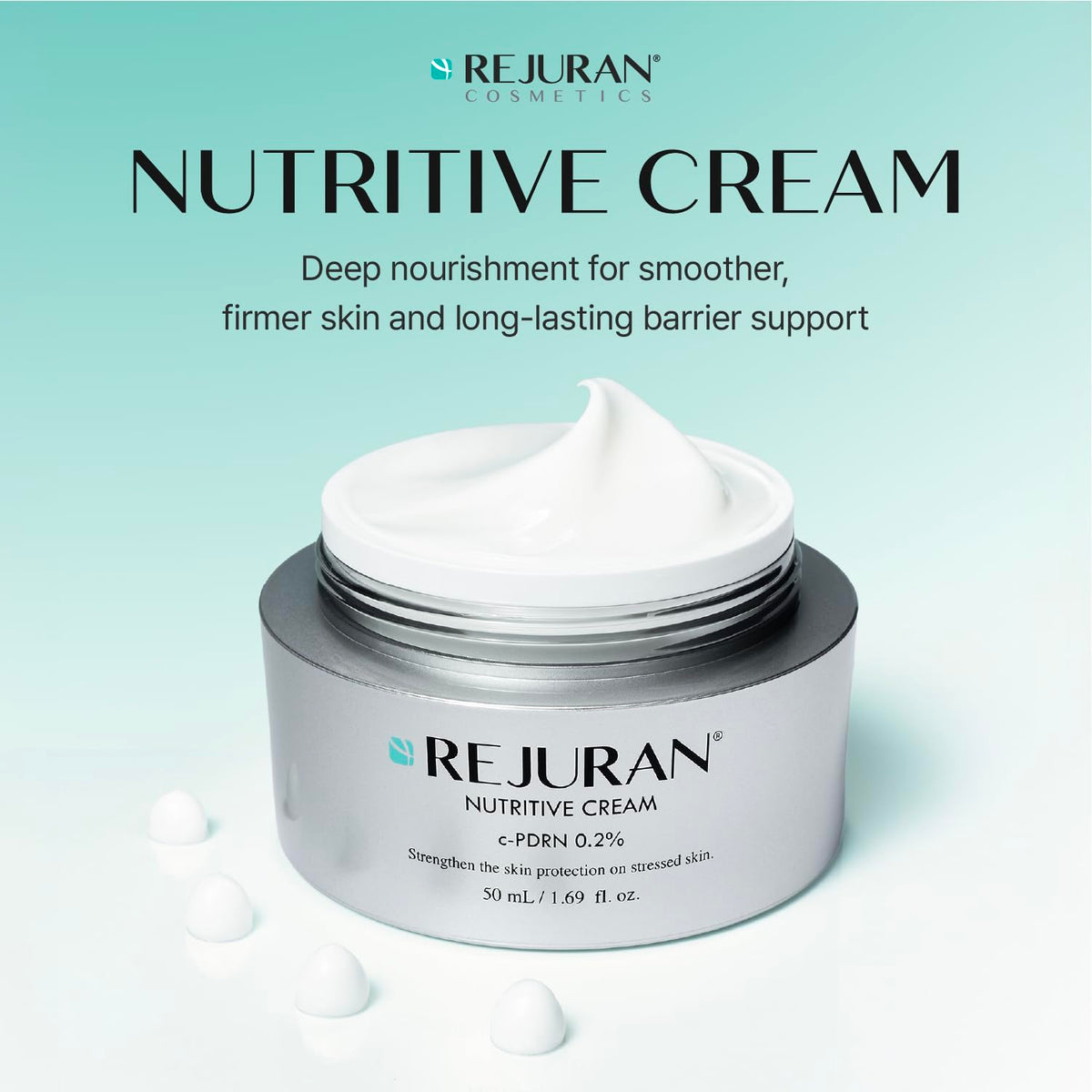 REJURAN Nutritive Cream, c-PDRN® Rich Hydrating Moisturizer 1.69 fl oz