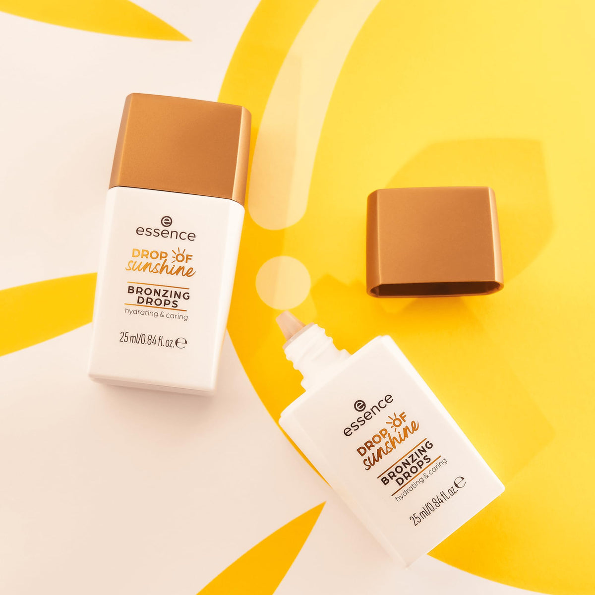 essence Drop of Sunshine Bronzing Drops, Liquid Bronzer for Face and Body