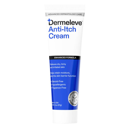 Dermeleve Dermatologist Recommended Steroid Free Anti-Itch Cream, 2oz 1 Ct.