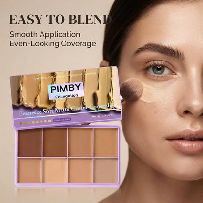 Pimby Full Coverage Concealer, Lightweight, Blendable, Natural Finish
