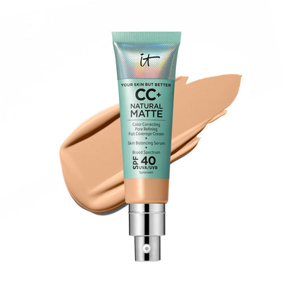 IT Cosmetics CC+ Cream Natural Matte Foundation SPF 40 - Medium (N)
