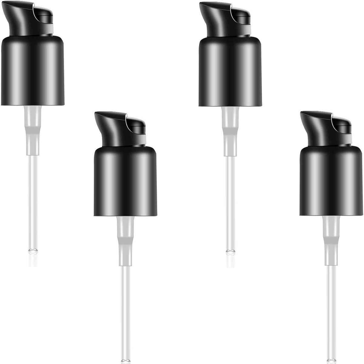 Boao 4 Pcs Replacement Foundation Pump Plastic Pump with Lid,Black