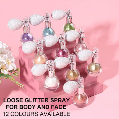 Champagne Highlighter Spray for Face and Body, High Gloss Makeup, #2