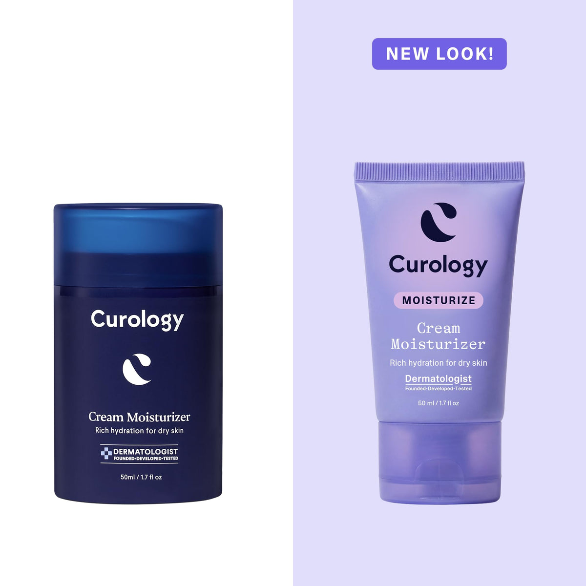 Curology Face Moisturizer for Dry Skin, Hyaluronic Acid Cream, Shea Butter