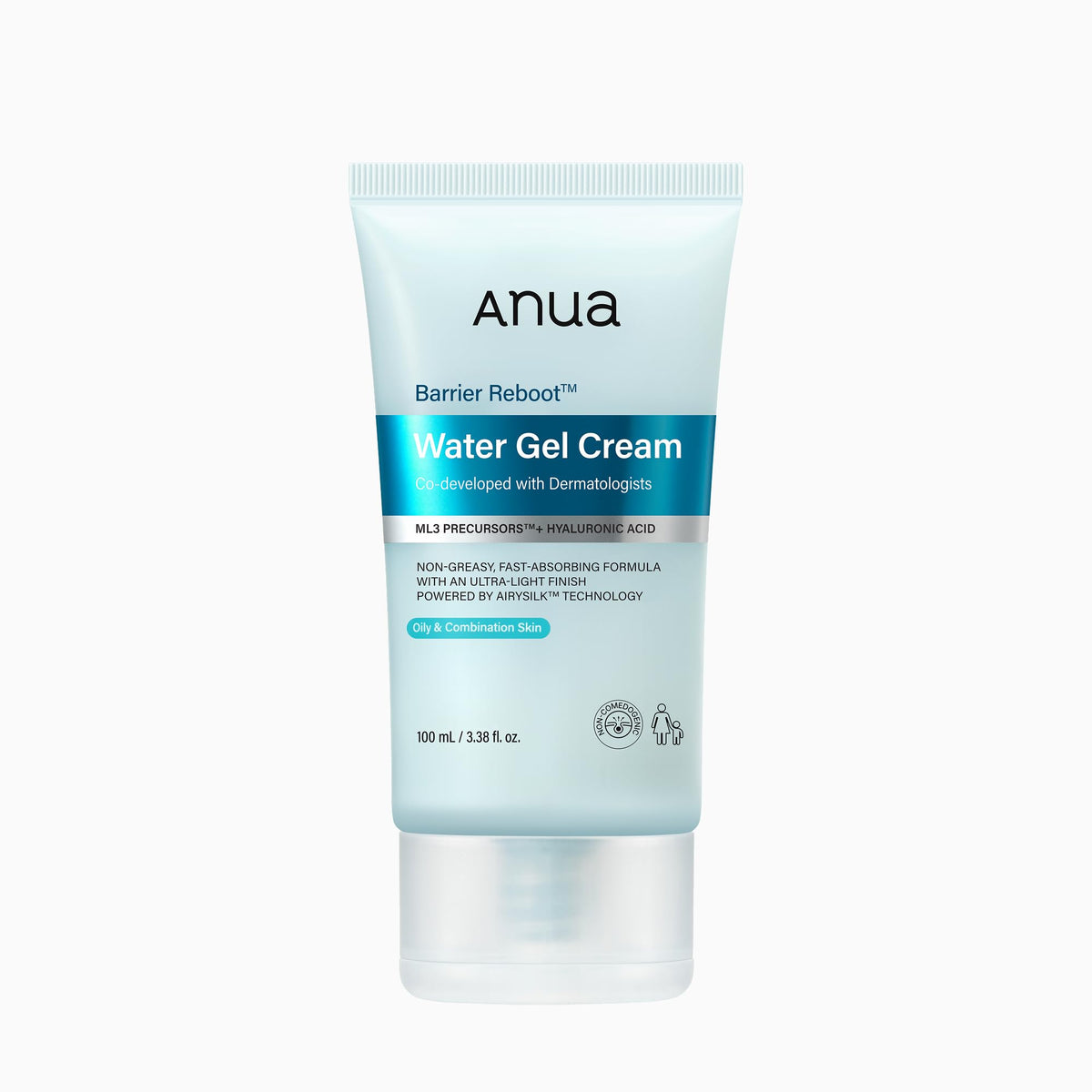 ANUA Barrier Reboot Water Gel Cream, 3.38 fl oz