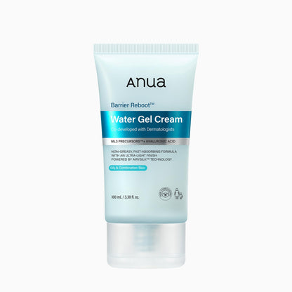 ANUA Barrier Reboot Water Gel Cream, 3.38 fl oz