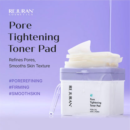 REJURAN Pore Tightening Toner Pads, PDRx 3% & c-PDRN®, 60 Pads, 7.43 fl oz