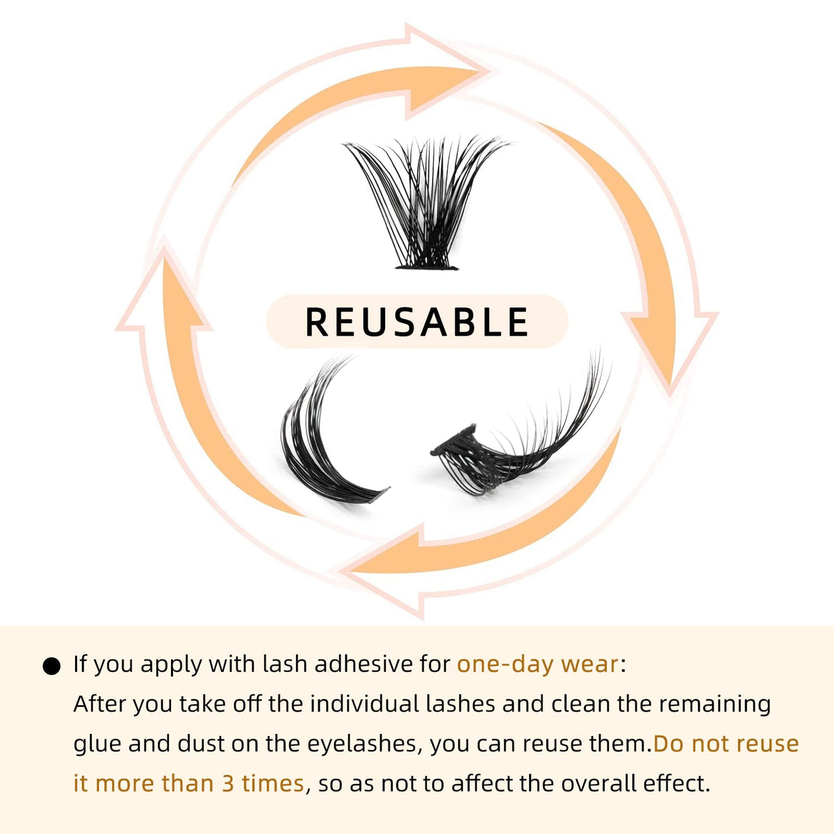 QUEWEL Cluster Lashes 240Pcs Individual Lashes 40D 0.07D Curl Mix8-14mm Lash Extensions Clusters Lash Soft&Natural False Eyelashes Individual DIY Eyelash Extension at Home(40D 0.07D MIX8-14)
