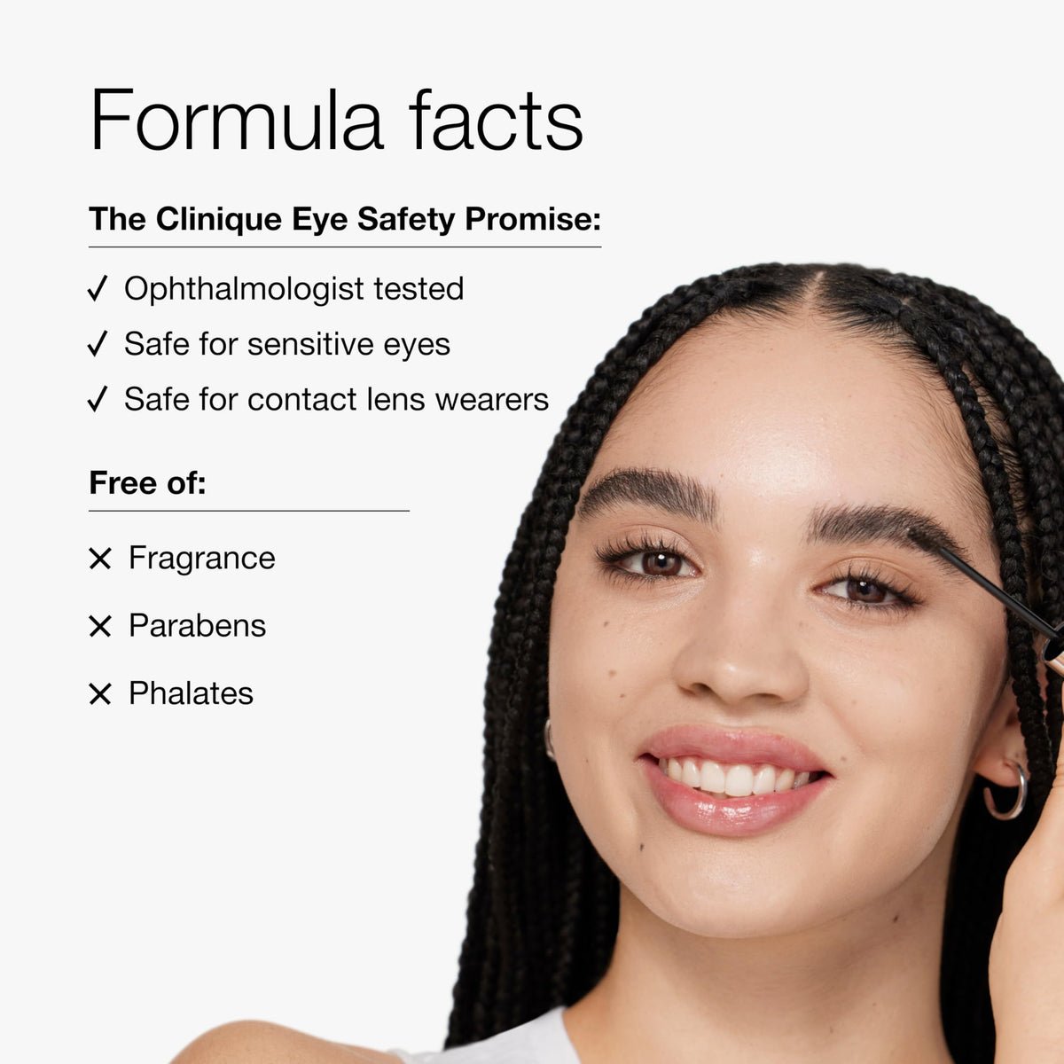 Clinique Just Browsing Tinted Volumizing Gel | Waterproof + Smudgeproof | Non-clumping, Non-flaking, Soft Brown, 0.17 Fl Oz
