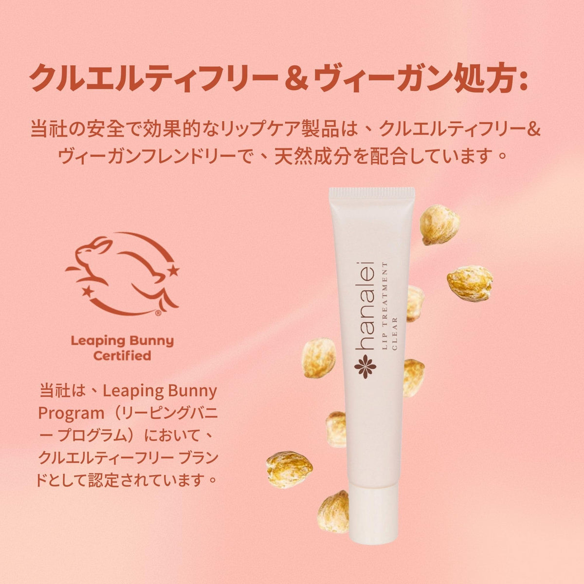 Hanalei Kukui Oil Lip Treatment – Clear, Overnight Balm 15g