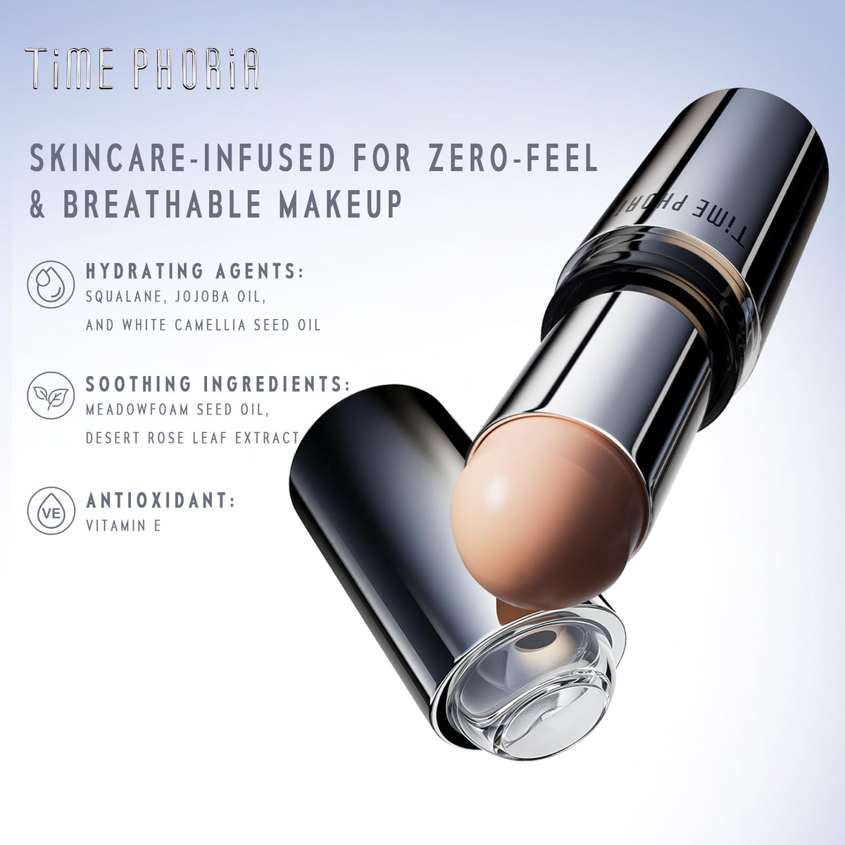 TIMEPHORIA Timeless FixionI Skin Tint Stick Foundation Satin Finish 02BIRCH