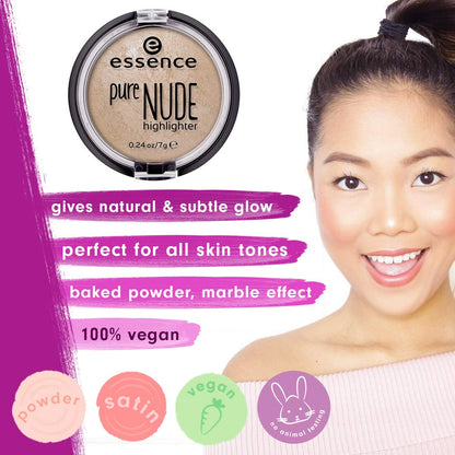 essence Pure Nude Highlighter, Natural Radiance Makeup (10 Be My Highlight)