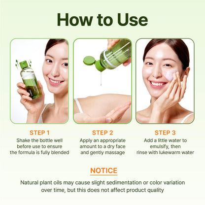 CENTELLIAN 24 Madeca Matcha Cleansing Oil, Deep Cleanser, Makeup Remover
