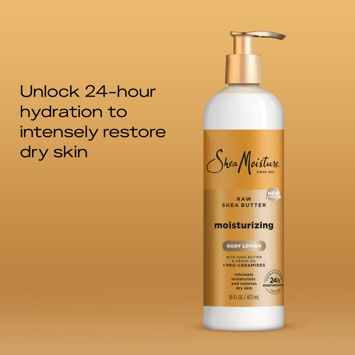 SheaMoisture Raw Shea Butter Body Lotion 24-Hour Moisture 16oz