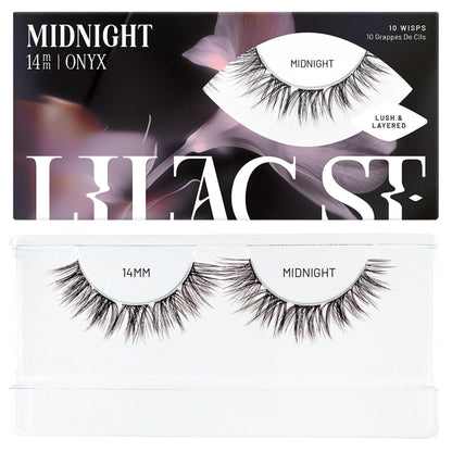 Lilac St Dramatic Lash Clusters for DIY Lash Extensions, Midnight, 14mm