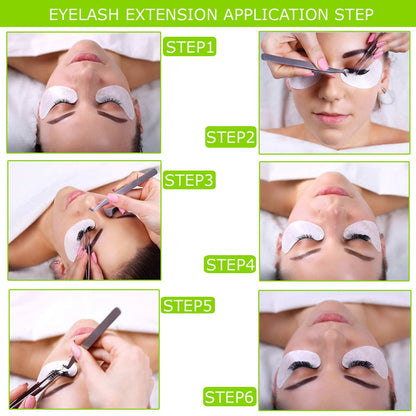 Qleng Eye Pads for Lash Extensions, 110 Pairs Under Eye Gel Patches
