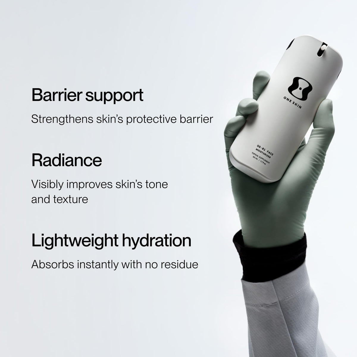 OneSkin OS-01 FACE Peptide Moisturizer, Skin Longevity Cream, 1.7 Fl Oz