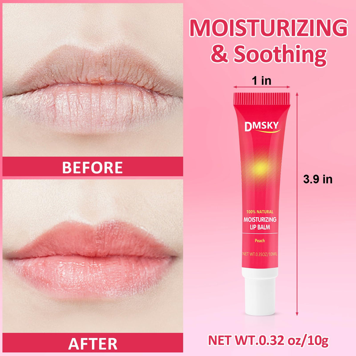 Dmsky 12 Pack Lip Gloss Bulk, Clear, Non-Sticky, 12 Flavors